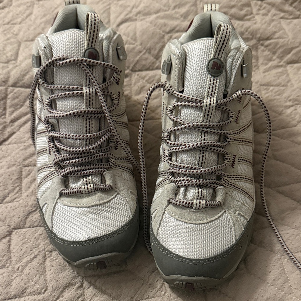 Merrell Gray and Cream Outdoor Footwear